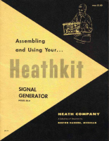 Heathkit SG-8-Signal-generator - Manual 